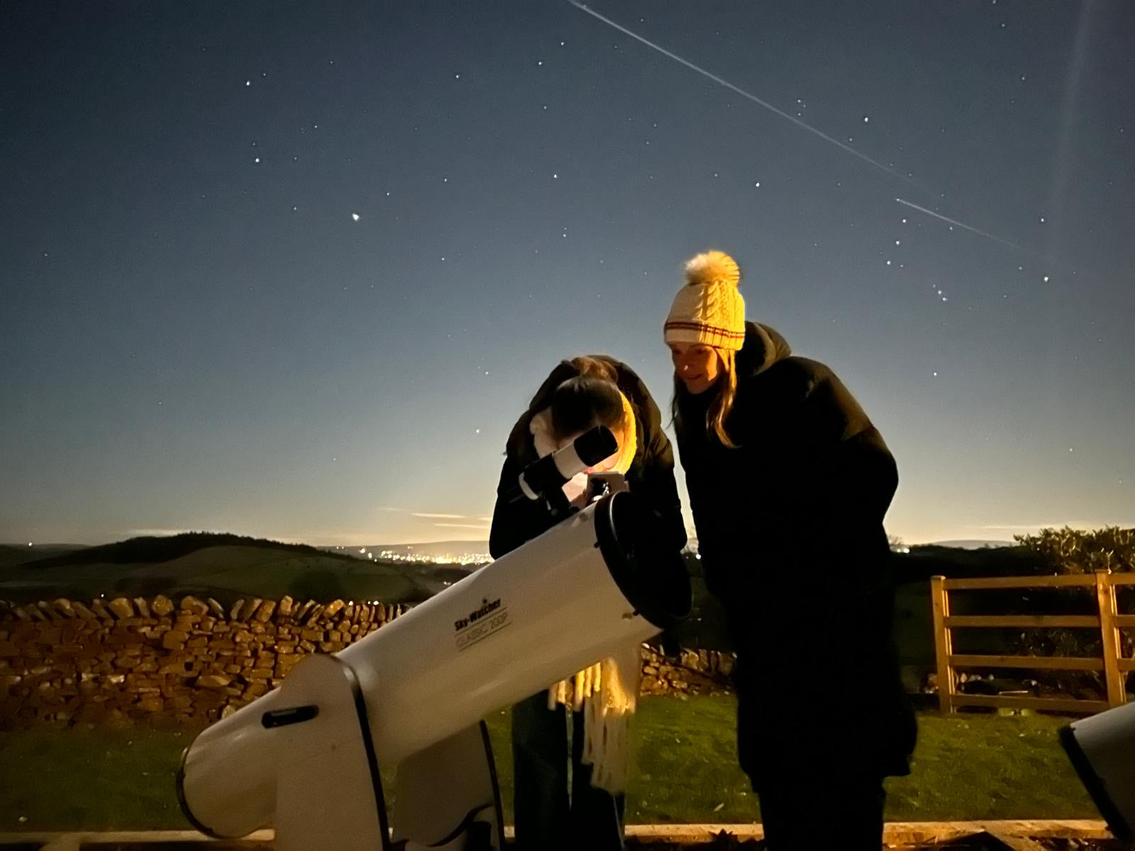 Witchmark Observatory under the night sky