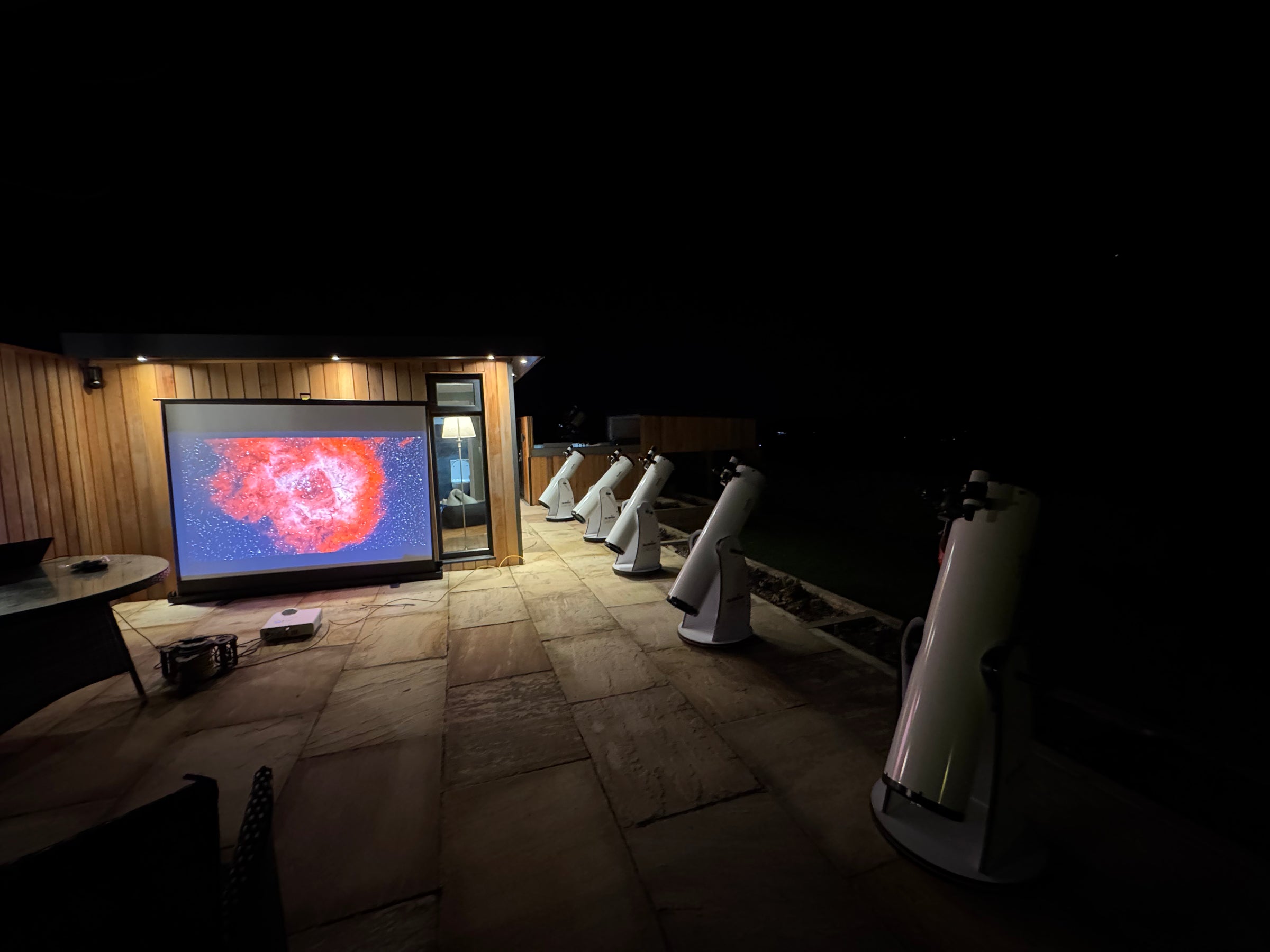 Astronomy experience beneath a dark sky